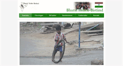 Desktop Screenshot of bharat-bistand.org