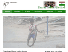 Tablet Screenshot of bharat-bistand.org